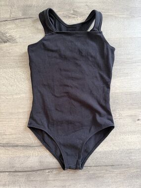 Girls Black Ballet Leo